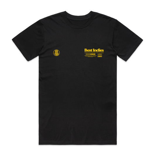 Best Indies To The World - Black T-Shirt