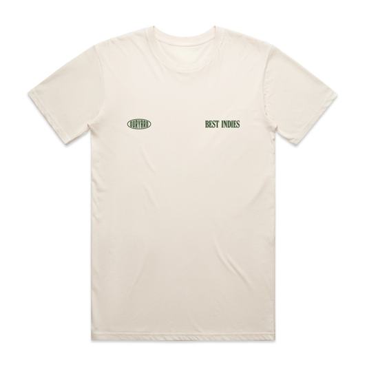 Our Yard - Best Indies - Ecru T-Shirt (Front & Back Print)