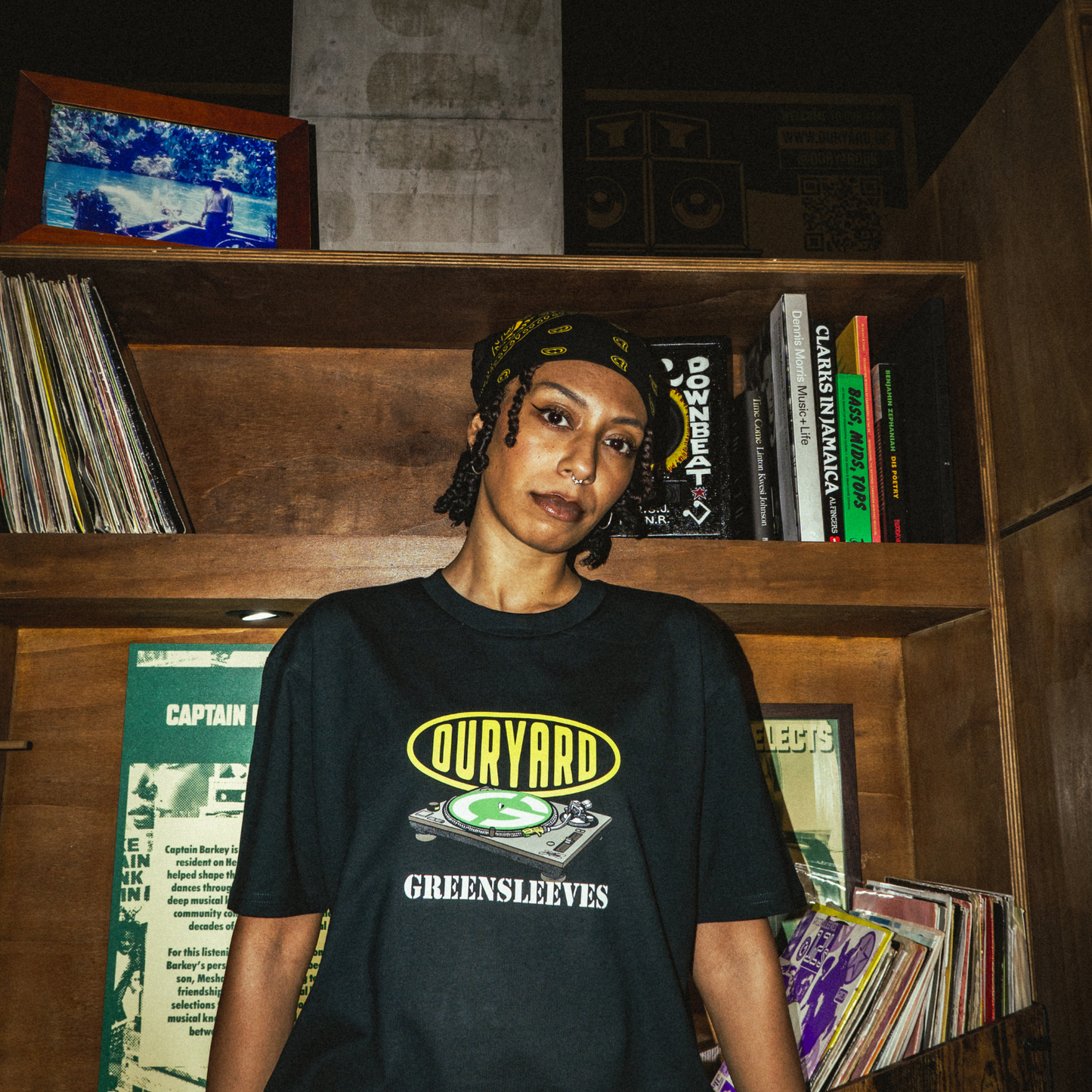 Greensleeves x Our Yard - Deck Pressure (Pine Green) T-Shirt