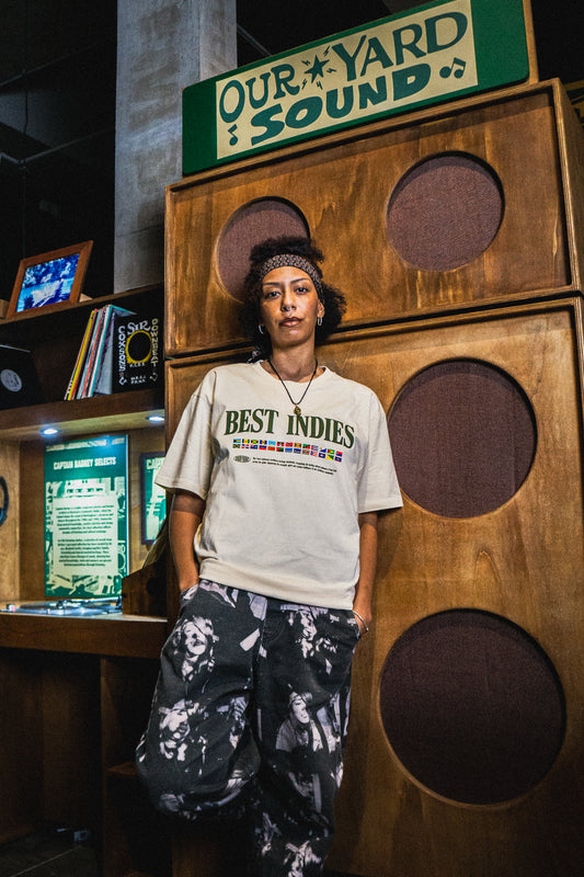(Front Print) Best Indies - Ecru T-Shirt