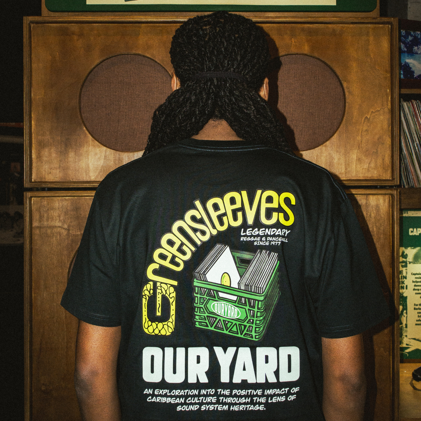 Greensleeves x Our Yard - Selecta (Black) T-Shirt