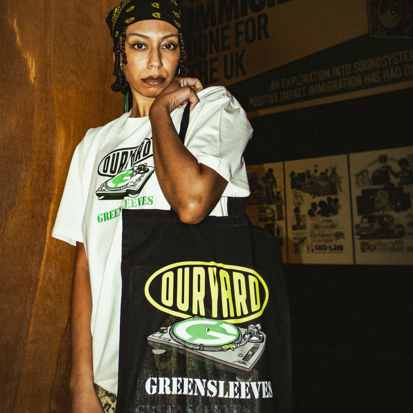 Greensleeves x Our Yard Tote (Black)