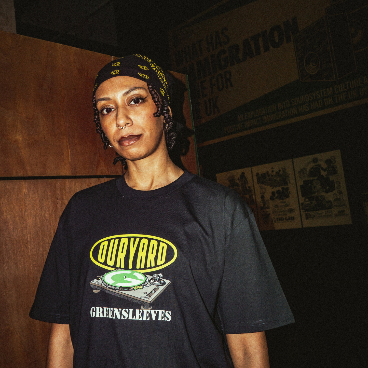 Greensleeves x Our Yard - Deck Pressure (Pine Green) T-Shirt
