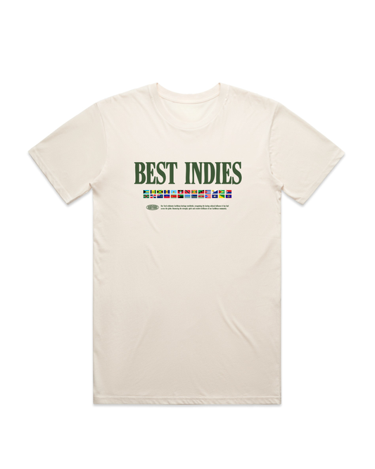 (Front Print) Best Indies - Ecru T-Shirt