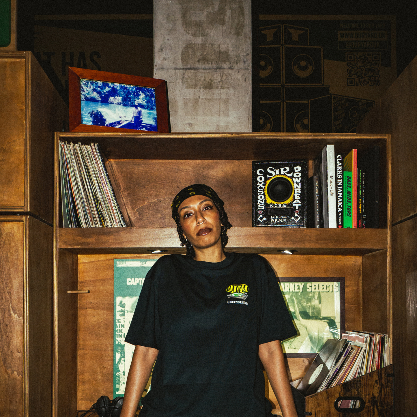 Greensleeves x Our Yard - Selecta (Black) T-Shirt