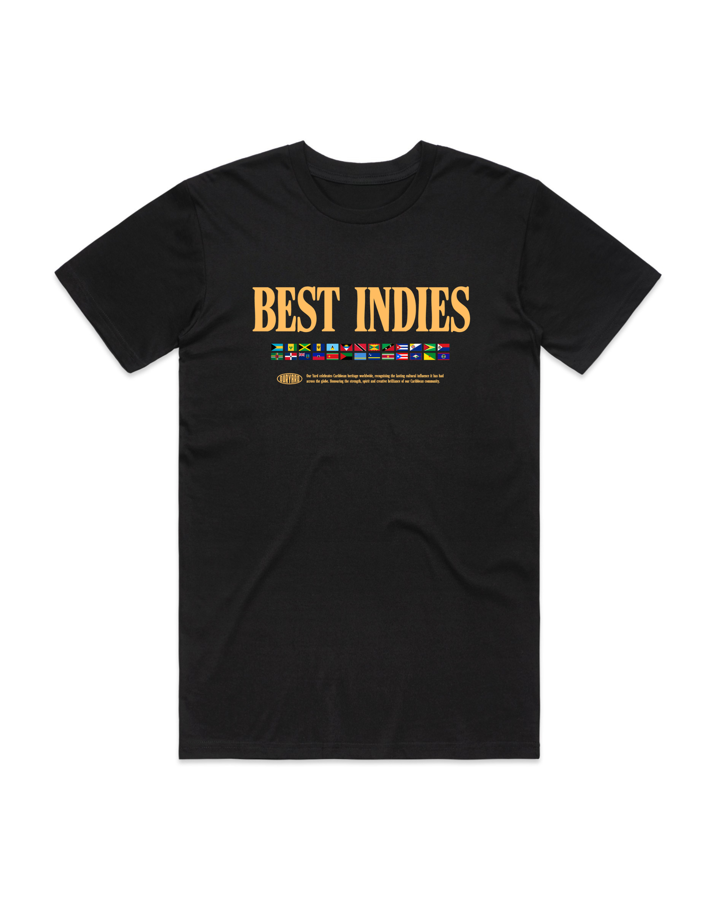 (Front Print) Best Indies - Black T-Shirt