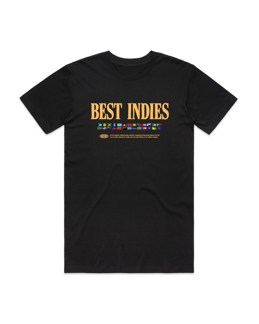 (Front Print) Best Indies - Black T-Shirt
