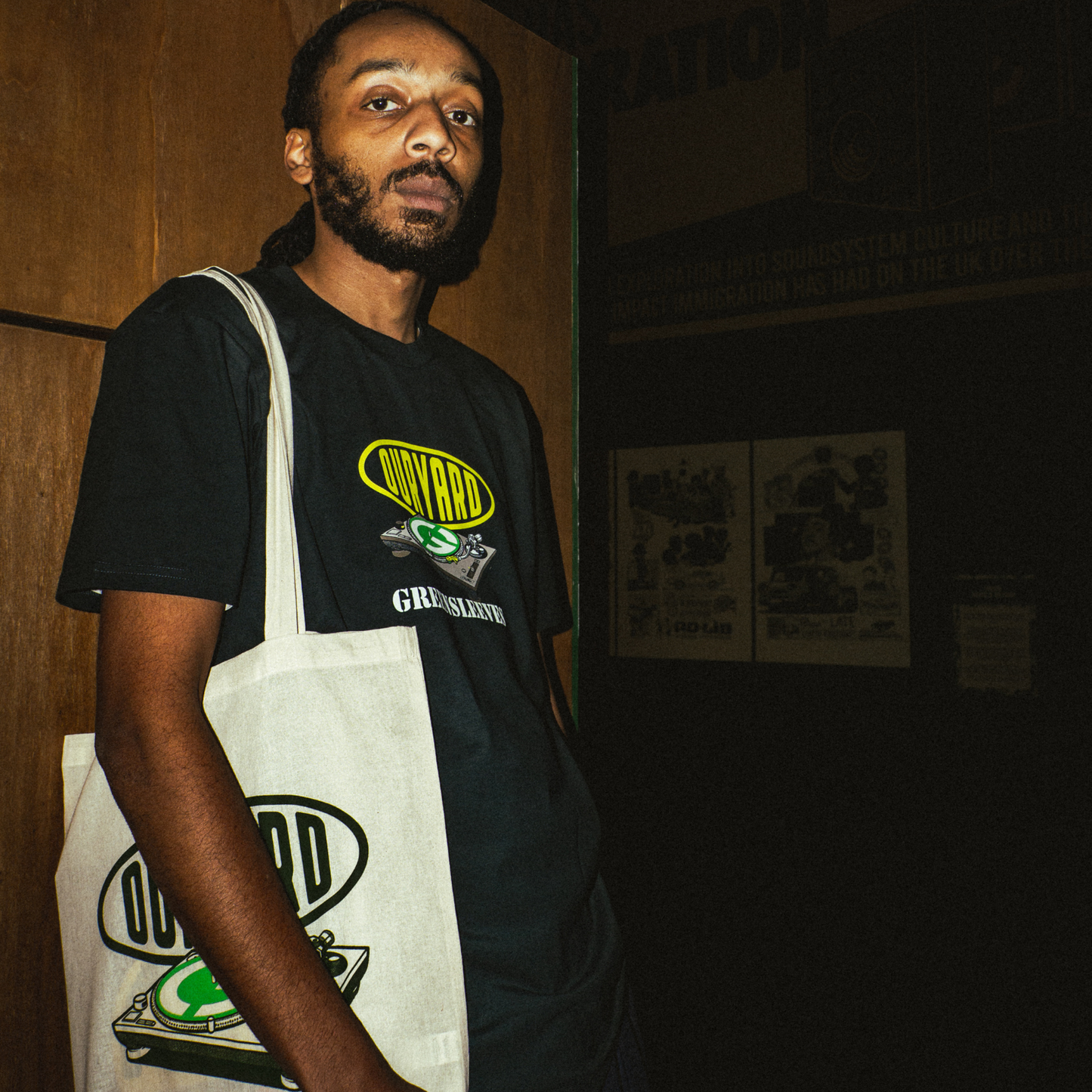 Greensleeves x Our Yard - Deck Pressure (Black) T-Shirt