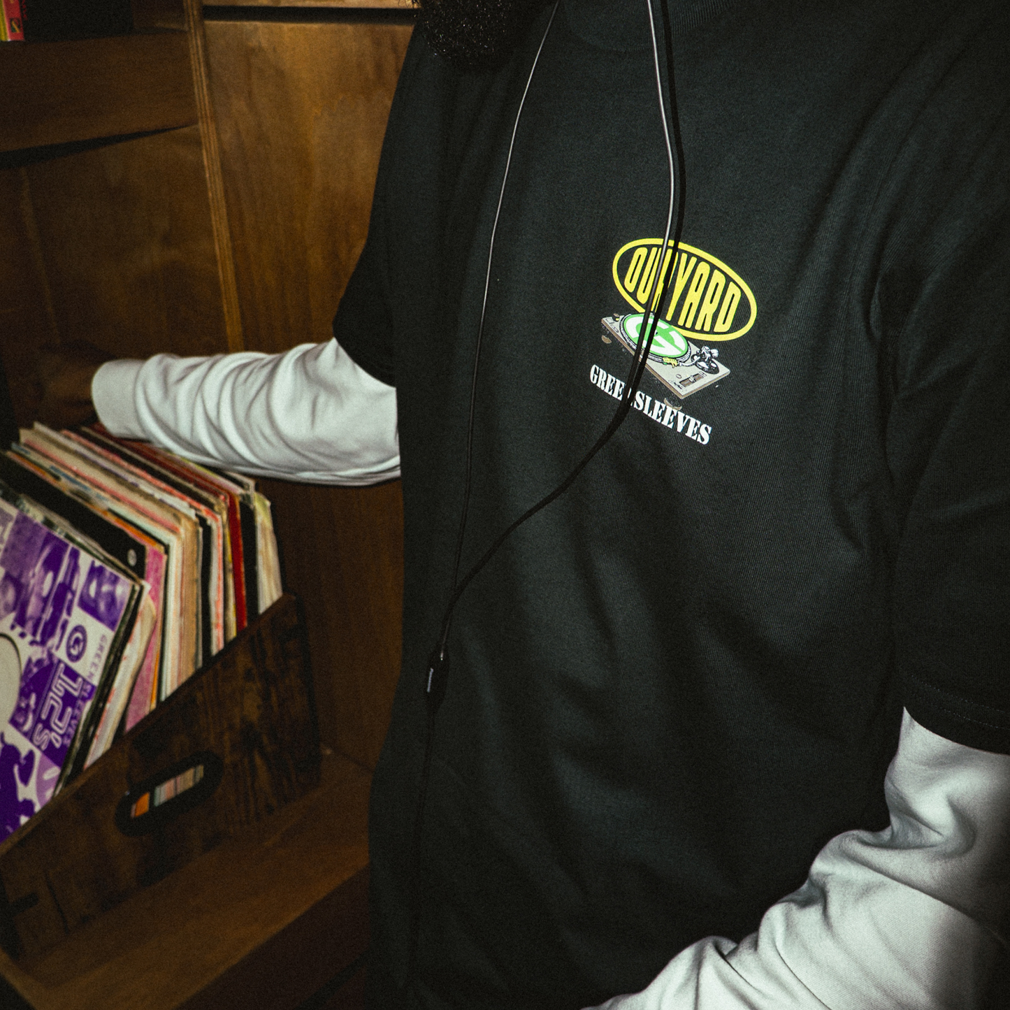 Greensleeves x Our Yard - Selecta (Black) T-Shirt