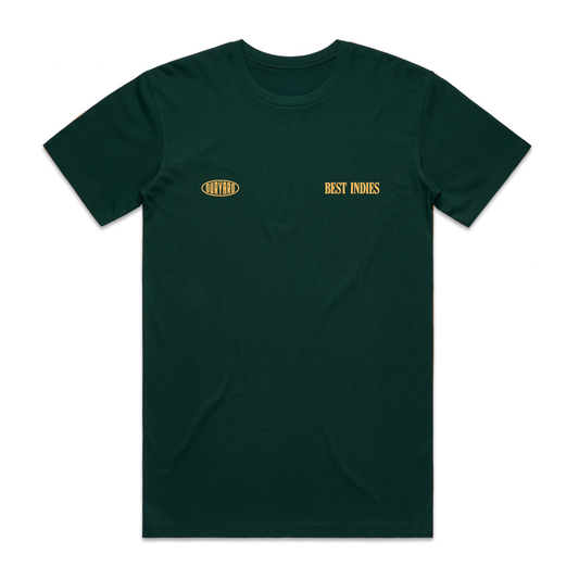 Our Yard - Best Indies - Pine Green T-Shirt (Front & Back Print)