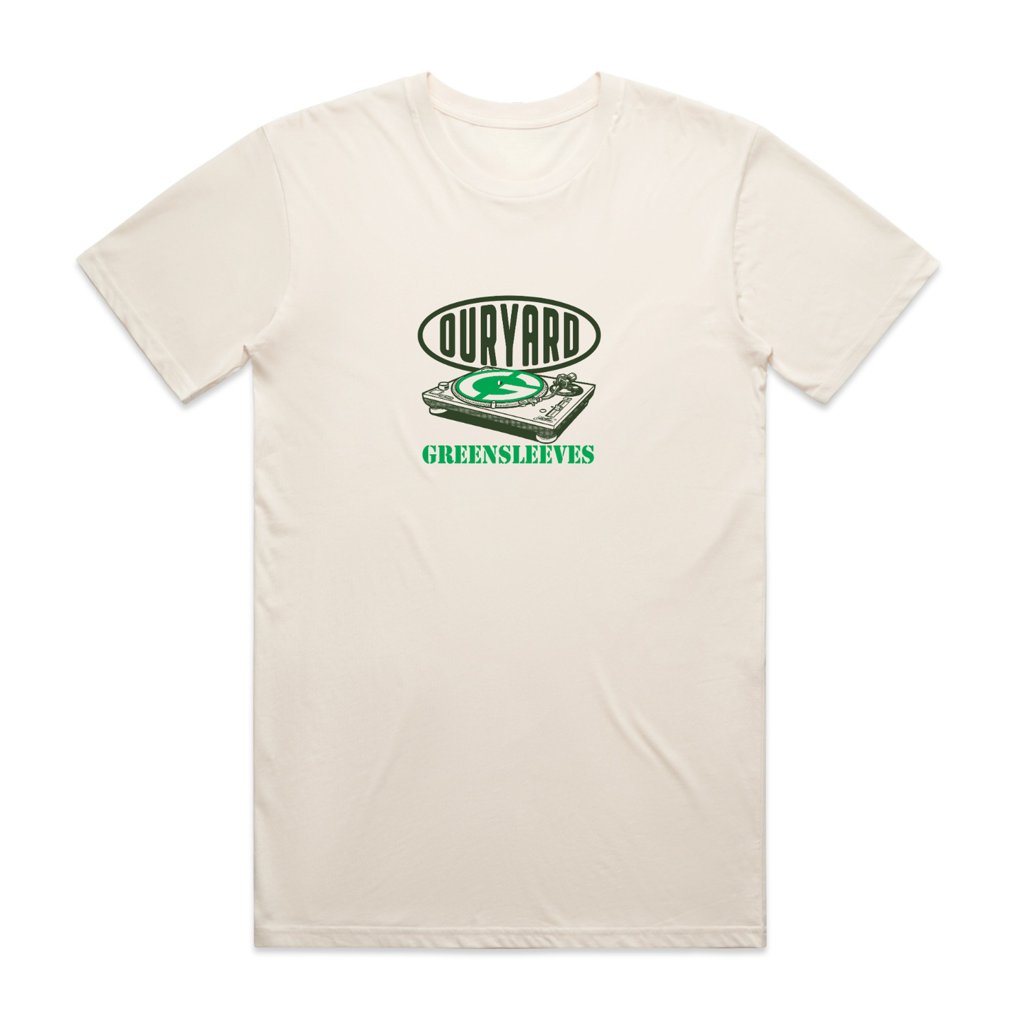 Greensleeves x Our Yard - Deck Pressure (Ecru) T-Shirt