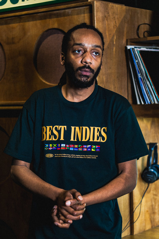 (Front Print) Best Indies - Black T-Shirt
