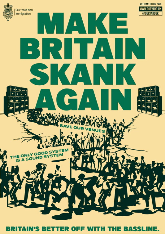 A3 Make Britain Skank Again Poster