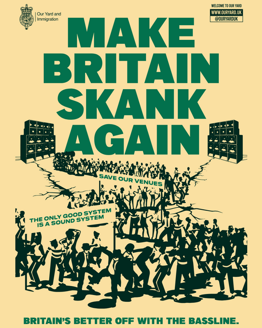 A3 Make Britain Skank Again Poster